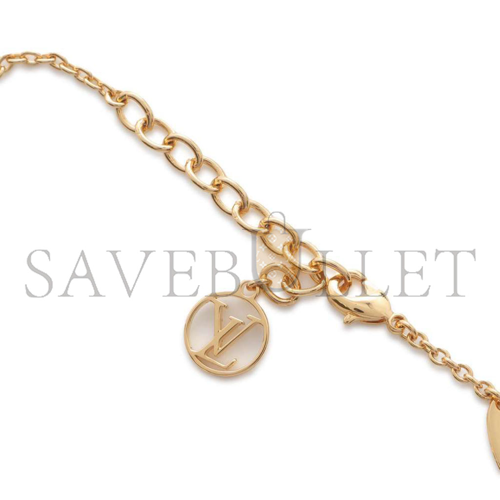 LOUIS VUITTON BRACELET ESSENTIAL V PERLE GOLD M68361